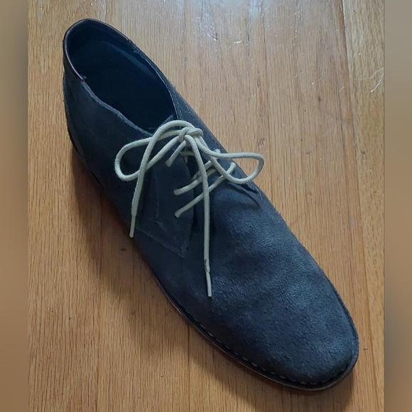 REACTION KENNETH COLE "DESERT WIND" MEN'S GREEN SUEDE CHUKKA BOOTS SIZE 13 M - Picture 2 of 12